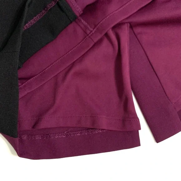 Tahari Arthur S. Levine Color Block Dress Cap Sleeve Square Neckline Size 14 - Picture 6 of 9